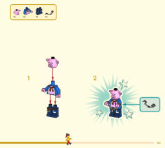 LEGO 80043 instructions page 133 – build guide