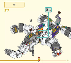 LEGO 80043 instructions page 147 – build guide