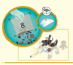 LEGO 80043 instructions page 158 – build guide