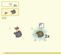 LEGO 80043 instructions page 162 – build guide