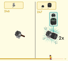 LEGO 80043 instructions page 167 – build guide