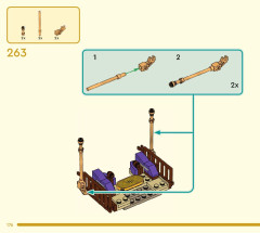 LEGO 80043 instructions page 176 – build guide