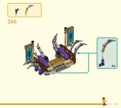 LEGO 80043 instructions page 179 – build guide