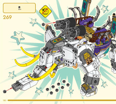 LEGO 80043 instructions page 182 – build guide