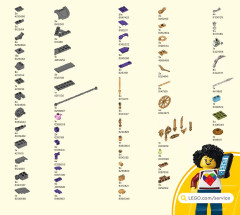 LEGO 80043 instructions page 191 – build guide