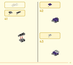 LEGO 80043 instructions page 27 – build guide