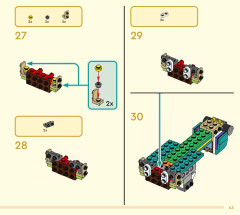 LEGO 80043 instructions page 43 – build guide