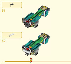 LEGO 80043 instructions page 44 – build guide