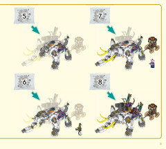 LEGO 80043 instructions page 5 – build guide