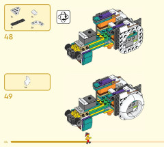 LEGO 80043 instructions page 54 – build guide