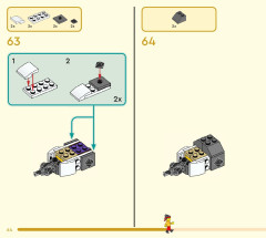LEGO 80043 instructions page 64 – build guide