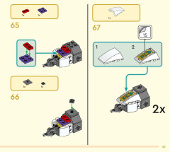 LEGO 80043 instructions page 65 – build guide