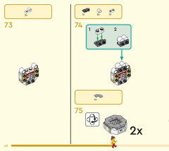 LEGO 80043 instructions page 68 – build guide