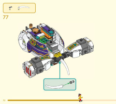 LEGO 80043 instructions page 70 – build guide