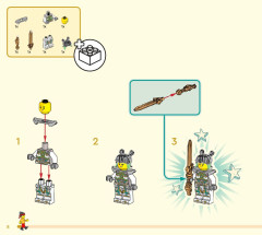 LEGO 80043 instructions page 8 – build guide