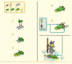 LEGO 80043 instructions page 9 – build guide