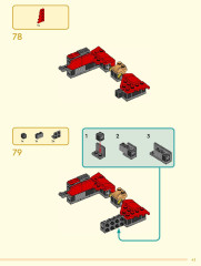 LEGO 80045 instructions page 43 – build guide