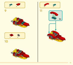 LEGO 80046 instructions page 15 – build guide