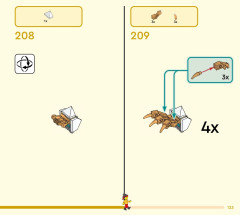 LEGO 80047 instructions page 123 – build guide