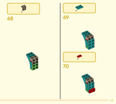 LEGO 80047 instructions page 43 – build guide