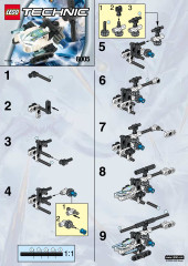 LEGO 8005 instructions page 1 – build guide