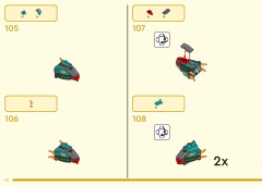 LEGO 80056 instructions page 92 – build guide