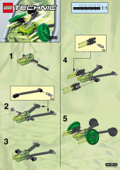 LEGO 8006 instructions page 1 – build guide