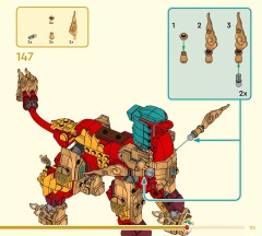 LEGO 80066 instructions page 115 – build guide