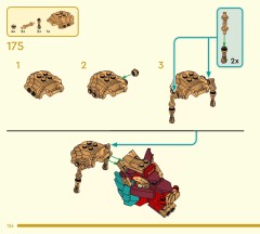 LEGO 80066 instructions page 126 – build guide