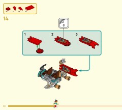LEGO 80066 instructions page 32 – build guide