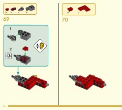 LEGO 80066 instructions page 74 – build guide