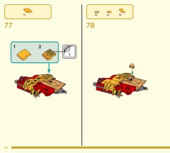 LEGO 80066 instructions page 78 – build guide