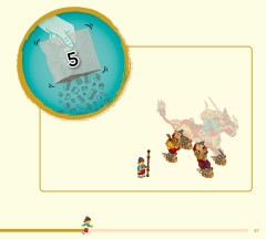 LEGO 80066 instructions page 87 – build guide