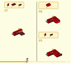 LEGO 80066 instructions page 91 – build guide