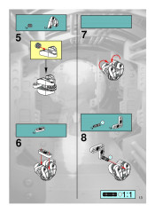LEGO 8009 instructions page 13 – build guide