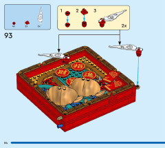 LEGO 80110 instructions page 84 – build guide
