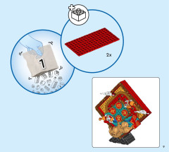 LEGO 80110 instructions page 9 – build guide