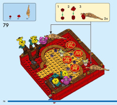 LEGO 80110 instructions page 78 – build guide
