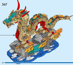 LEGO 80112 instructions page 206 – build guide