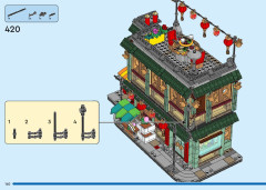 LEGO 80113 instructions page 140 – build guide