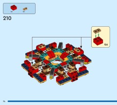 LEGO 80116 instructions page 74 – build guide