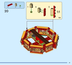 LEGO 80116 instructions page 21 – build guide