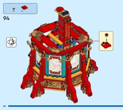 LEGO 80116 instructions page 80 – build guide