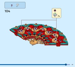 LEGO 80117 instructions page 79 – build guide