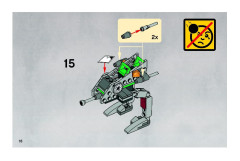 LEGO 8014 instructions page 18 – build guide