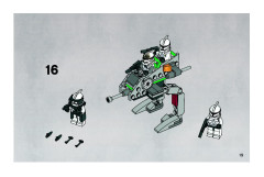 LEGO 8014 instructions page 19 – build guide