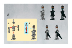 LEGO 8015 instructions page 3 – build guide