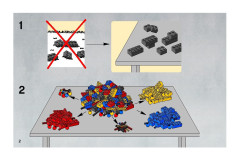LEGO 8016 instructions page 2 – build guide