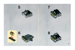 LEGO 8017 instructions page 17 – build guide