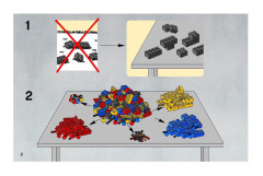 LEGO 8017 instructions page 2 – build guide